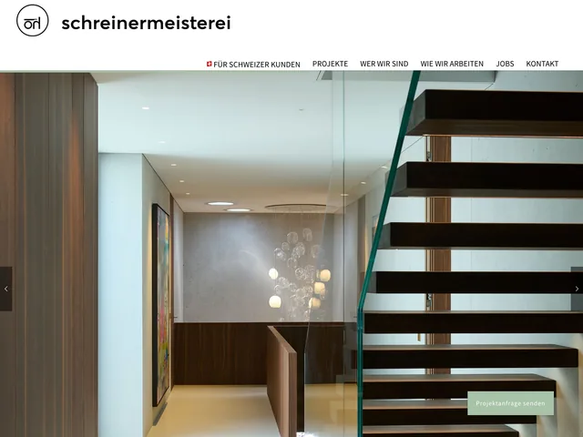 Startseite von schreinermeisterei.ch - Schweizer Vertretung der Konstanzer Schreinerei